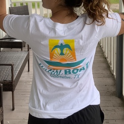 T-Shirt - Ladies V-Neck - White